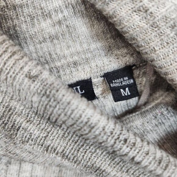Brave Soul Knit Rollneck Sweater in Marled Gray -‎ Size Medium - Picture 5 of 6